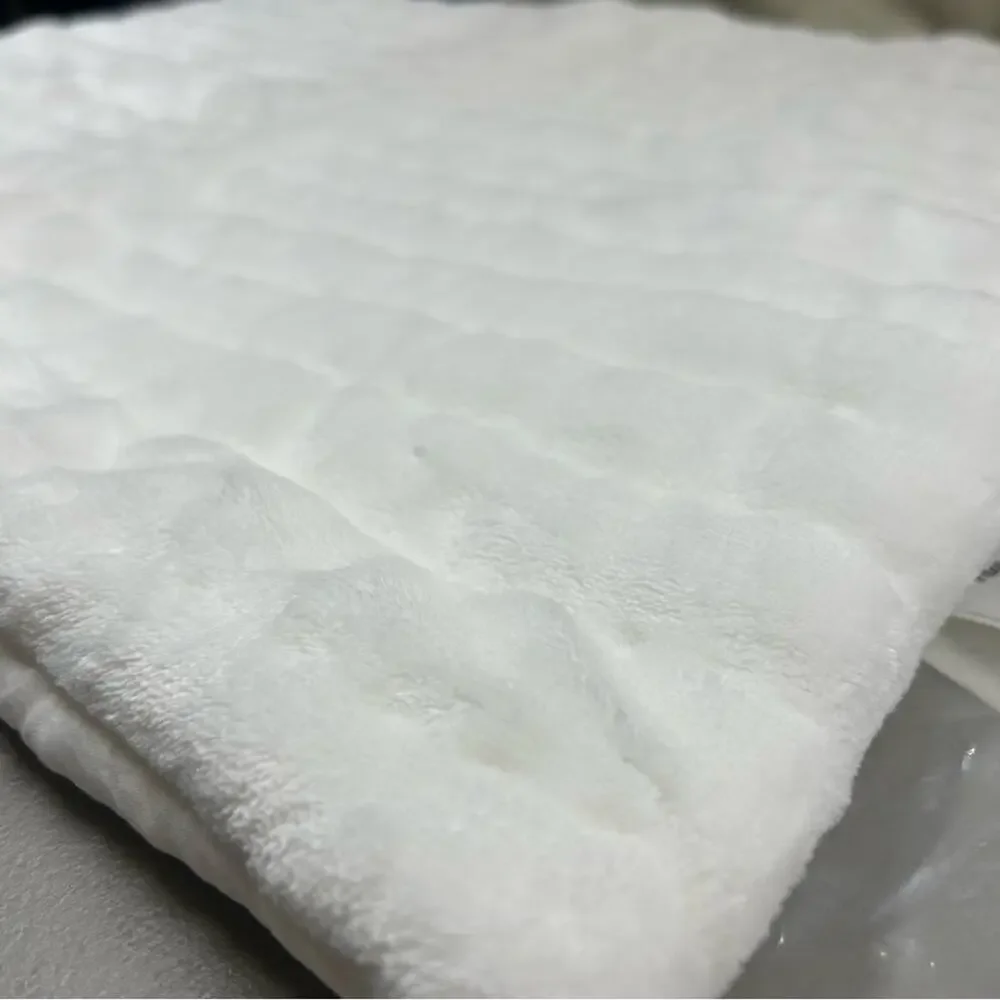 Pottery Barn Kids Cloud Pickstitch Pillow Sham Cover Ivory White Standard NEW